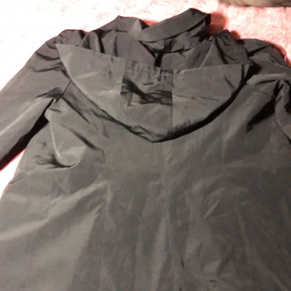 London Fog Womens long coat Small black hooded - Picture 6 of 7